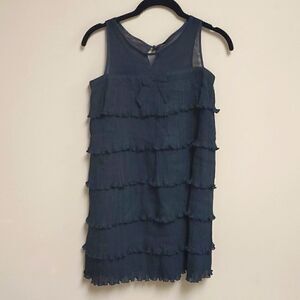 CHILDREN'S PLACE Black Ruffled Dress - Size 14